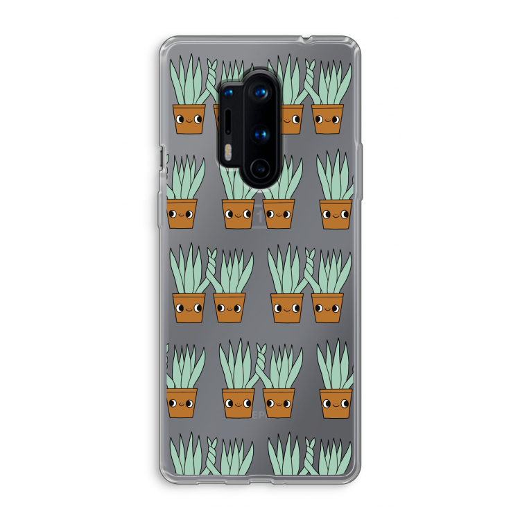 Sansevieria: OnePlus 8 Pro Transparant Hoesje