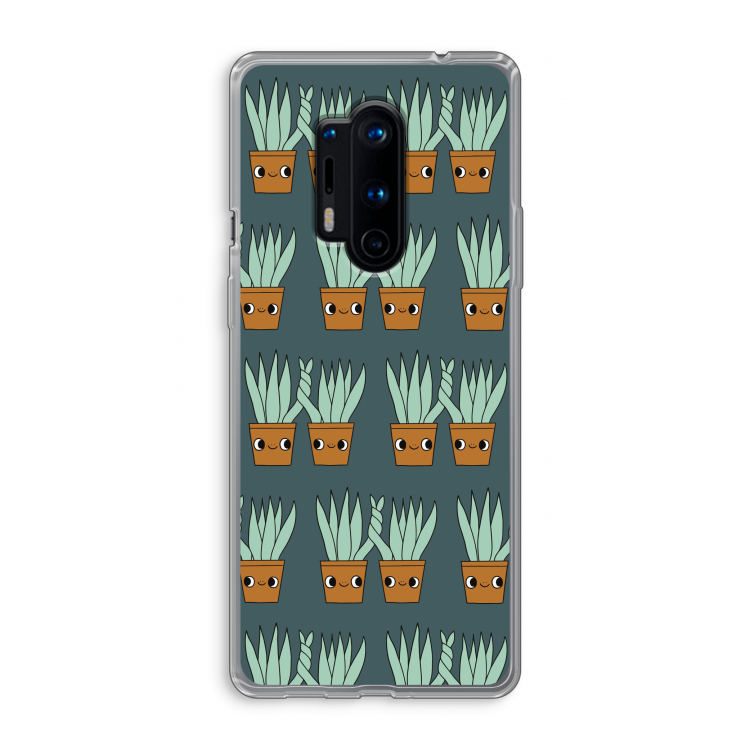 Sansevieria: OnePlus 8 Pro Transparant Hoesje