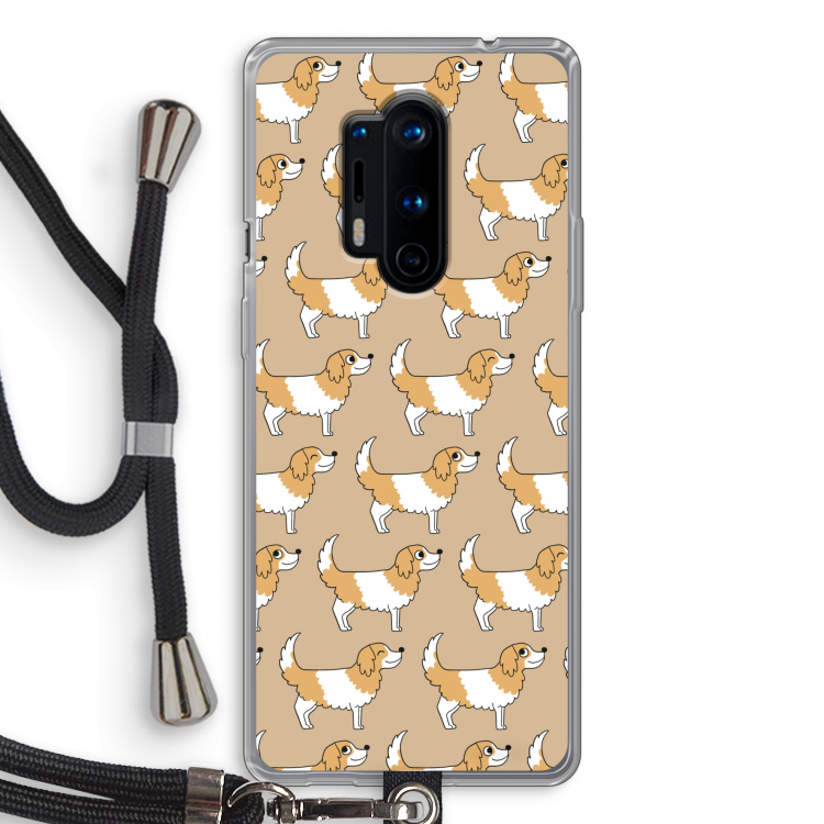 Doggy: OnePlus 8 Pro Transparant Hoesje met koord