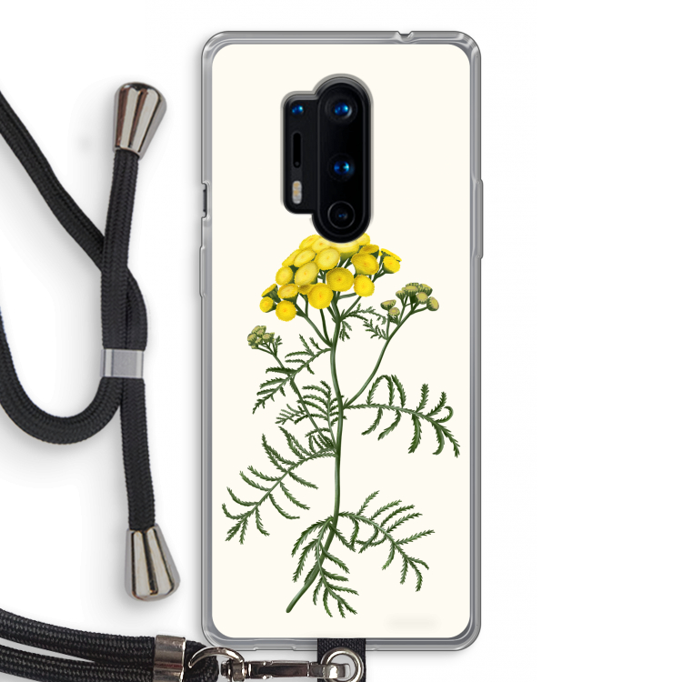 Tansy: OnePlus 8 Pro Transparant Hoesje met koord
