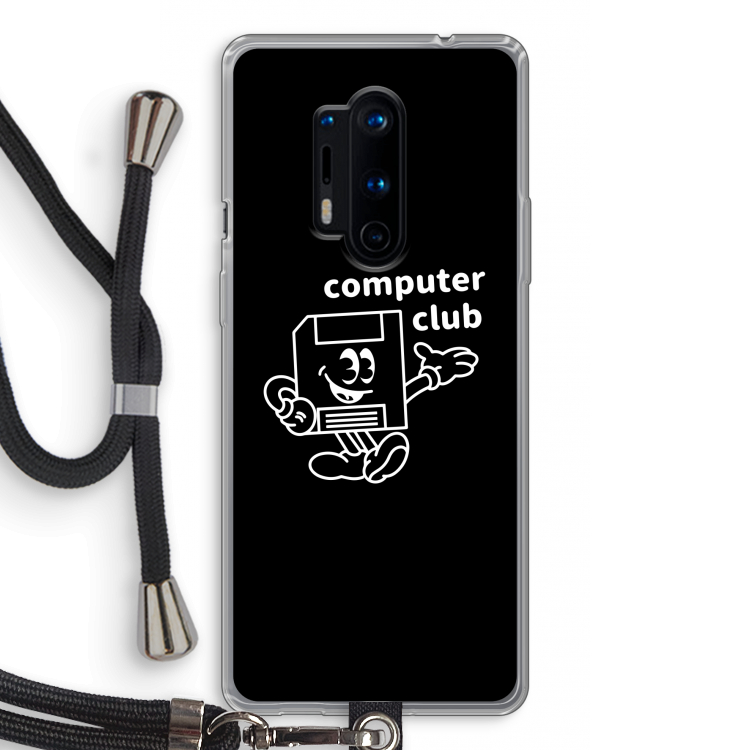 Floppyhead: OnePlus 8 Pro Transparant Hoesje met koord