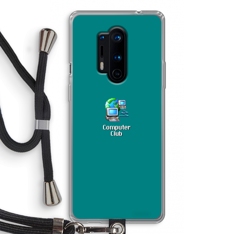 Win98: OnePlus 8 Pro Transparant Hoesje met koord