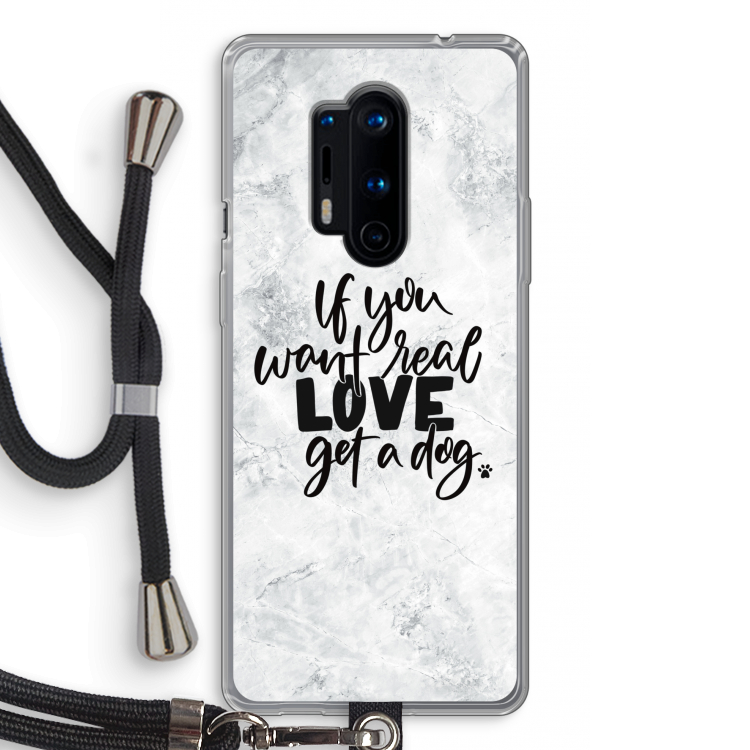 Partner in crime: OnePlus 8 Pro Transparant Hoesje met koord