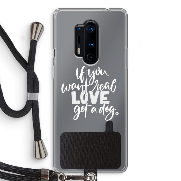 Partner in crime: OnePlus 8 Pro Transparant Hoesje met koord