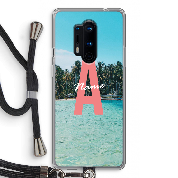 Pacific Dream: OnePlus 8 Pro Transparant Hoesje met koord