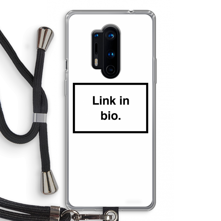 Link in bio: OnePlus 8 Pro Transparant Hoesje met koord