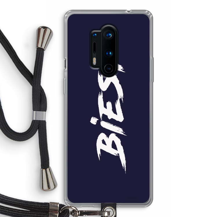 Biest: OnePlus 8 Pro Transparant Hoesje met koord