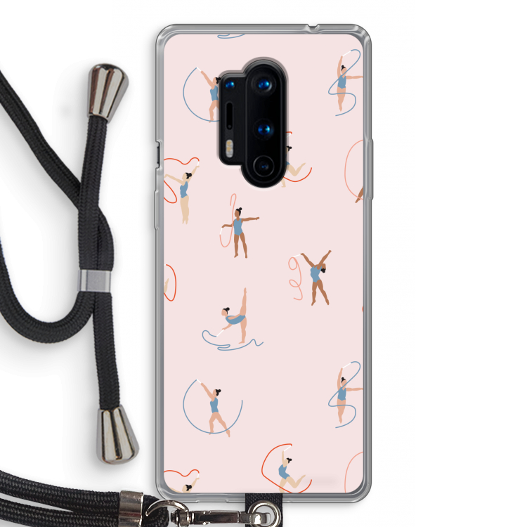 Dancing #3: OnePlus 8 Pro Transparant Hoesje met koord