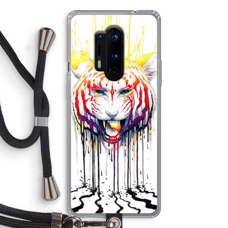 Fading: OnePlus 8 Pro Transparant Hoesje met koord