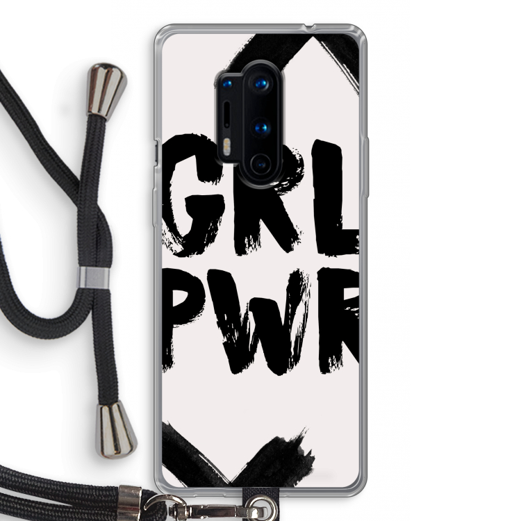 Girl Power #2: OnePlus 8 Pro Transparant Hoesje met koord