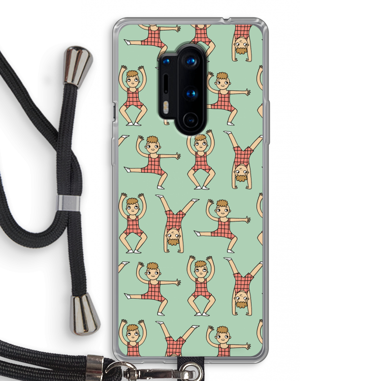 Gymboys: OnePlus 8 Pro Transparant Hoesje met koord