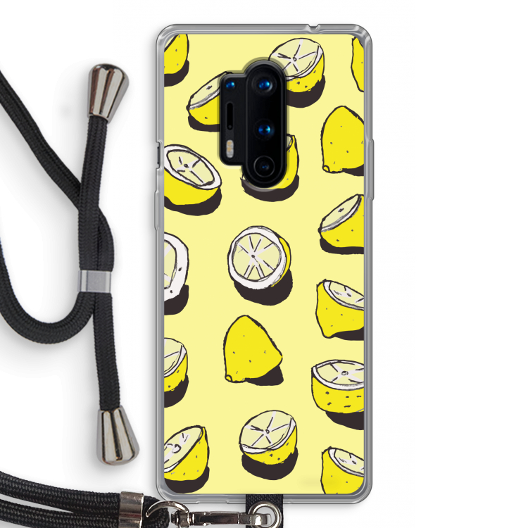 When Life Gives You Lemons...: OnePlus 8 Pro Transparant Hoesje met koord
