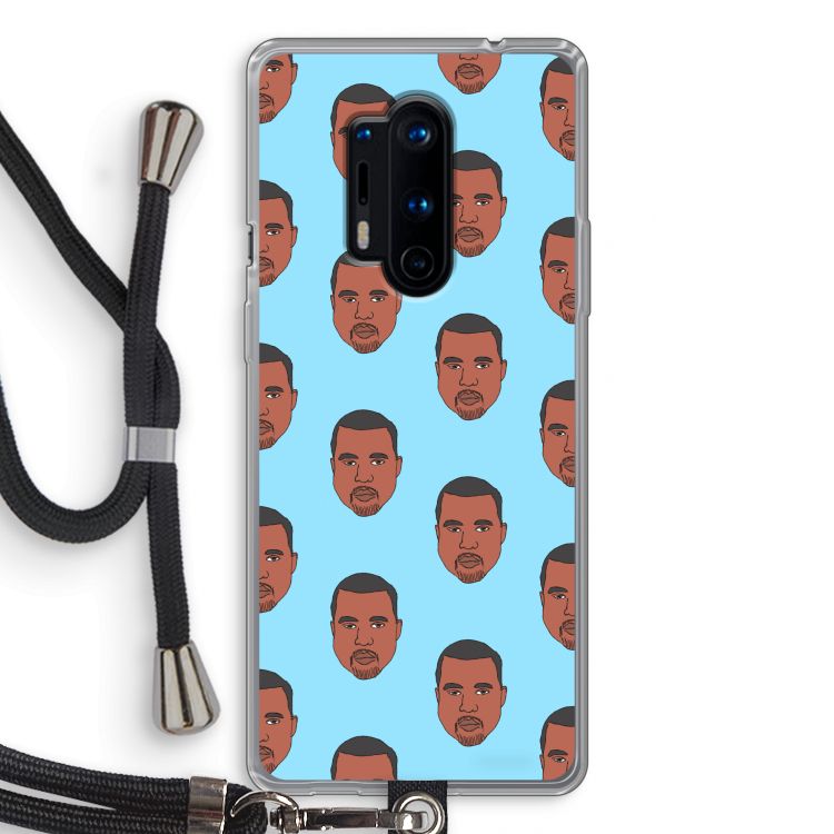 Kanye Call Me?: OnePlus 8 Pro Transparant Hoesje met koord