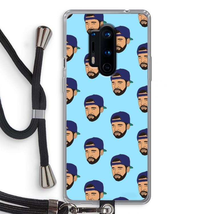 Drake Away: OnePlus 8 Pro Transparant Hoesje met koord