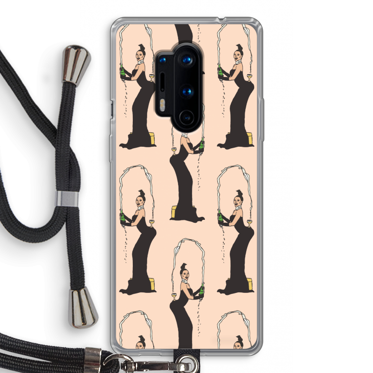 Pop Some Kim: OnePlus 8 Pro Transparant Hoesje met koord