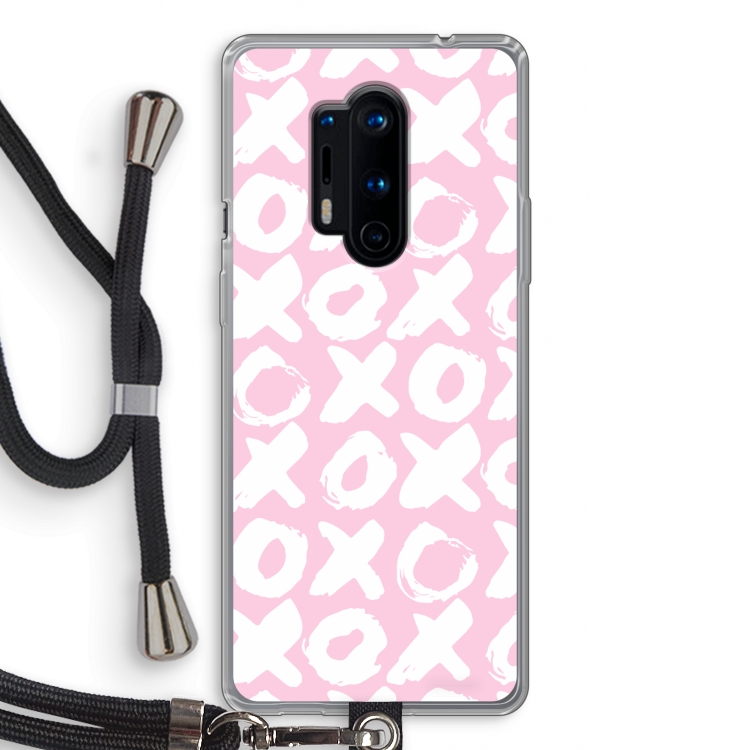 XOXO: OnePlus 8 Pro Transparant Hoesje met koord