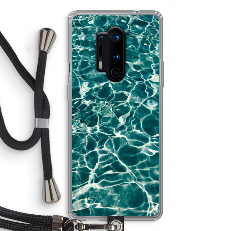 Weerkaatsing water: OnePlus 8 Pro Transparant Hoesje met koord