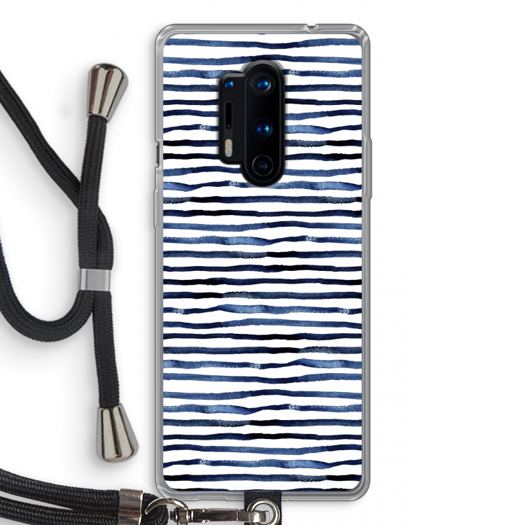 Verrassende lijnen: OnePlus 8 Pro Transparant Hoesje met koord