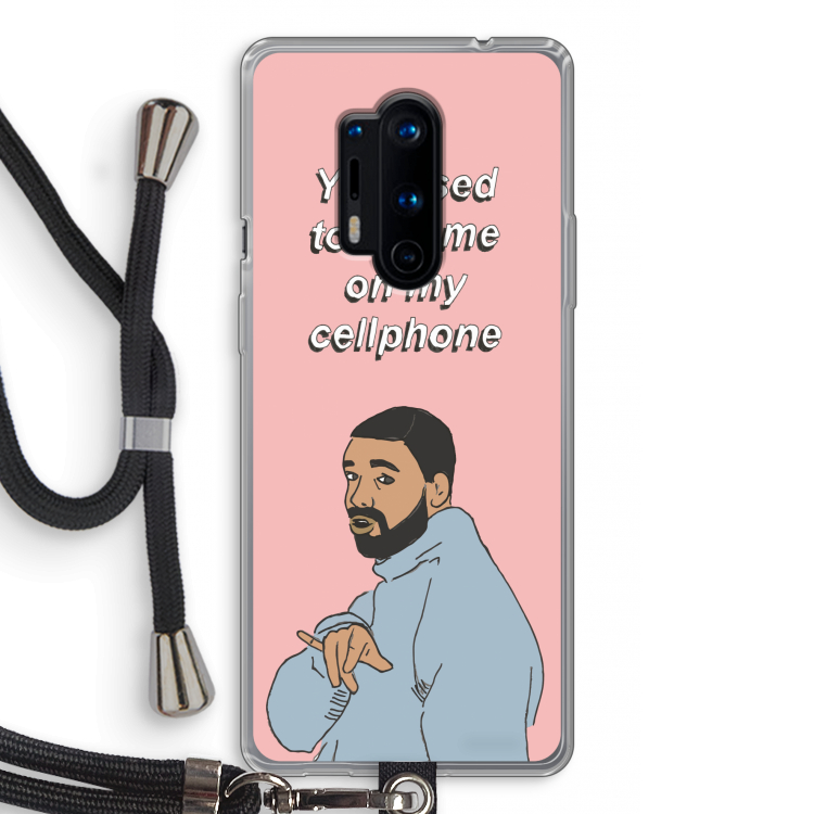 Hotline bling: OnePlus 8 Pro Transparant Hoesje met koord