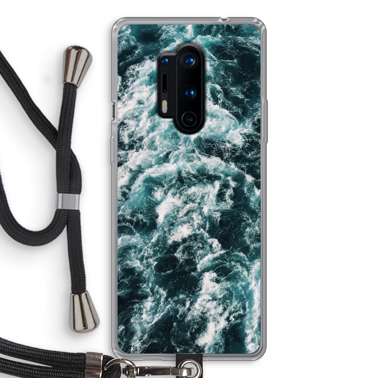 Zee golf: OnePlus 8 Pro Transparant Hoesje met koord