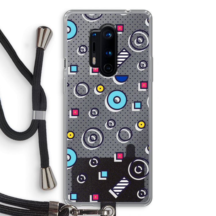 8-bit N°9: OnePlus 8 Pro Transparant Hoesje met koord
