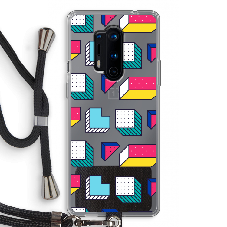 8-bit N°7: OnePlus 8 Pro Transparant Hoesje met koord