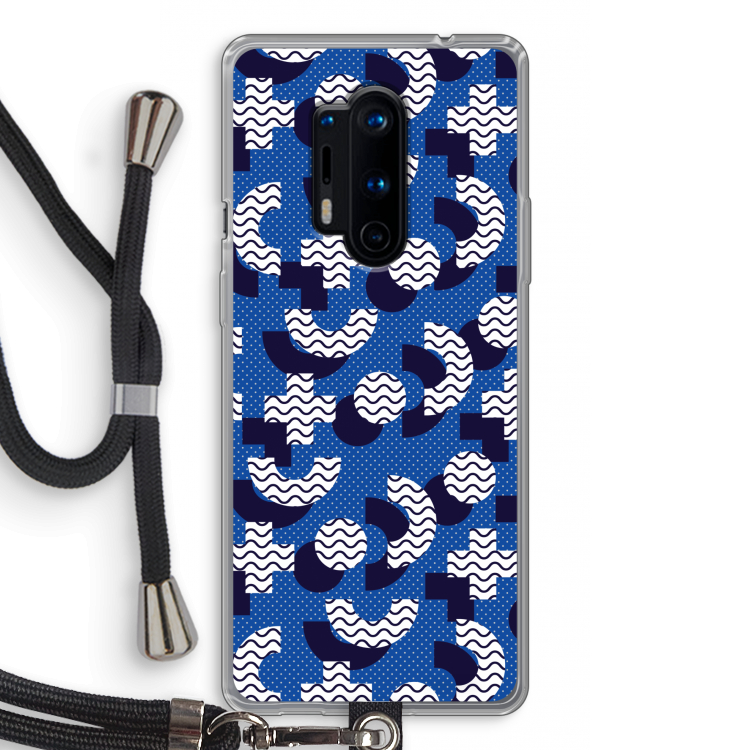 8-bit N°5: OnePlus 8 Pro Transparant Hoesje met koord