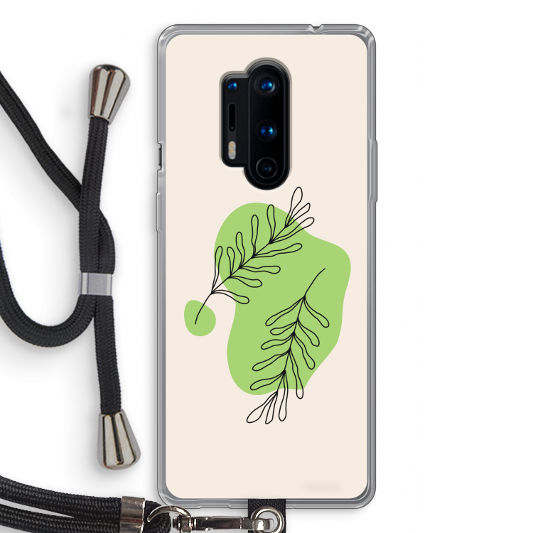 Beleaf in you: OnePlus 8 Pro Transparant Hoesje met koord