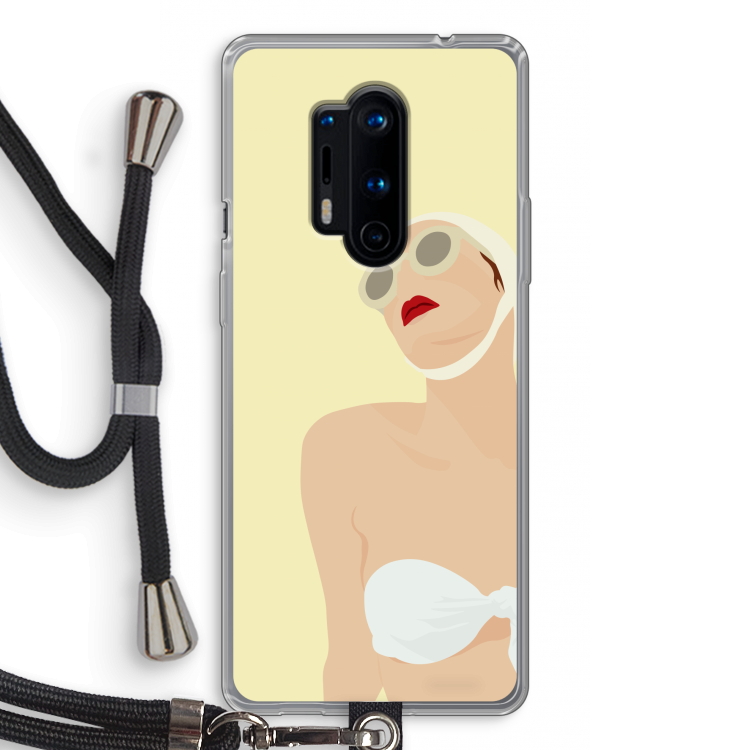 Summer: OnePlus 8 Pro Transparant Hoesje met koord