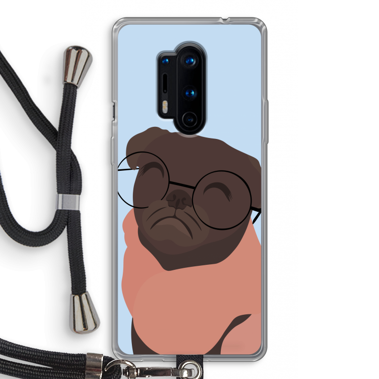 Ludo: OnePlus 8 Pro Transparant Hoesje met koord