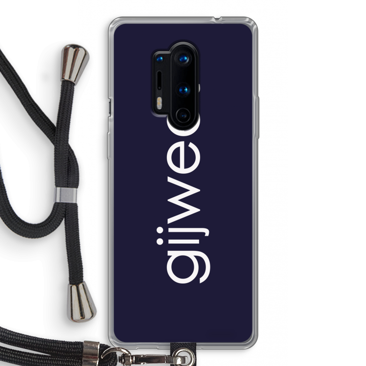 Gijweet: OnePlus 8 Pro Transparant Hoesje met koord