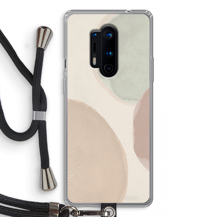Geo #8: OnePlus 8 Pro Transparant Hoesje met koord