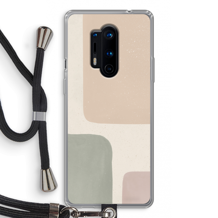 Geo #7: OnePlus 8 Pro Transparant Hoesje met koord