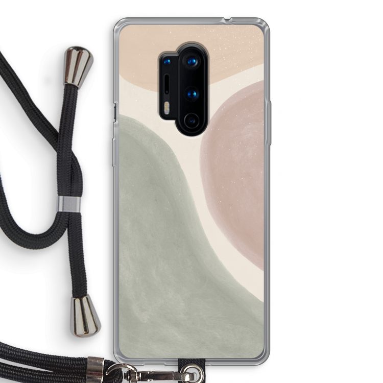 Geo #6: OnePlus 8 Pro Transparant Hoesje met koord