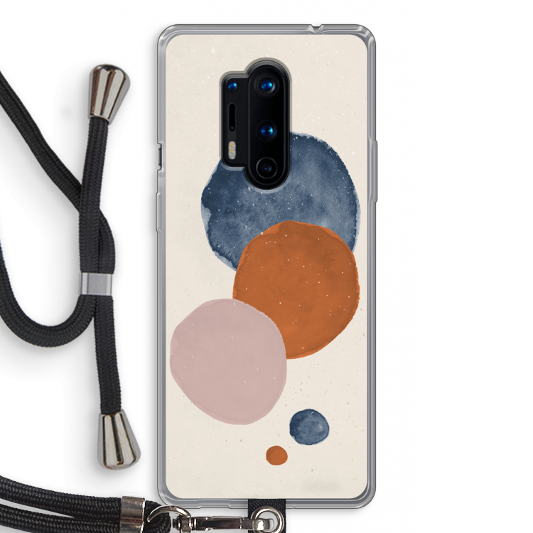 Geo #4: OnePlus 8 Pro Transparant Hoesje met koord