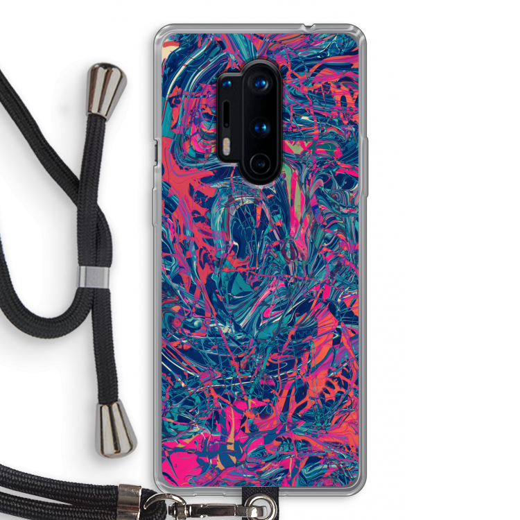 Sleeping Dreams: OnePlus 8 Pro Transparant Hoesje met koord