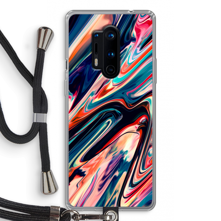 Quantum Being: OnePlus 8 Pro Transparant Hoesje met koord