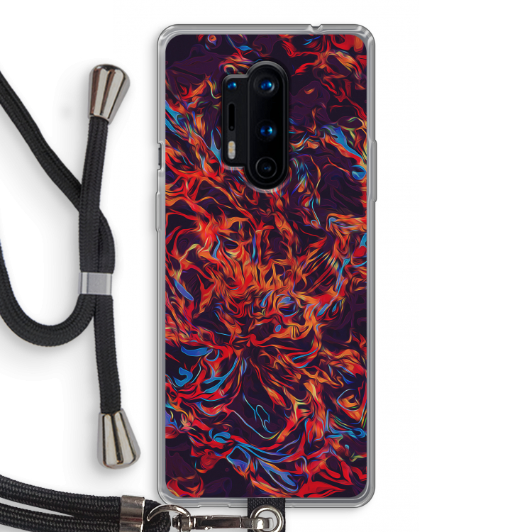 Lucifer: OnePlus 8 Pro Transparant Hoesje met koord