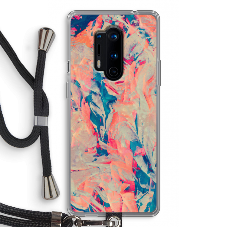 Alone: OnePlus 8 Pro Transparant Hoesje met koord