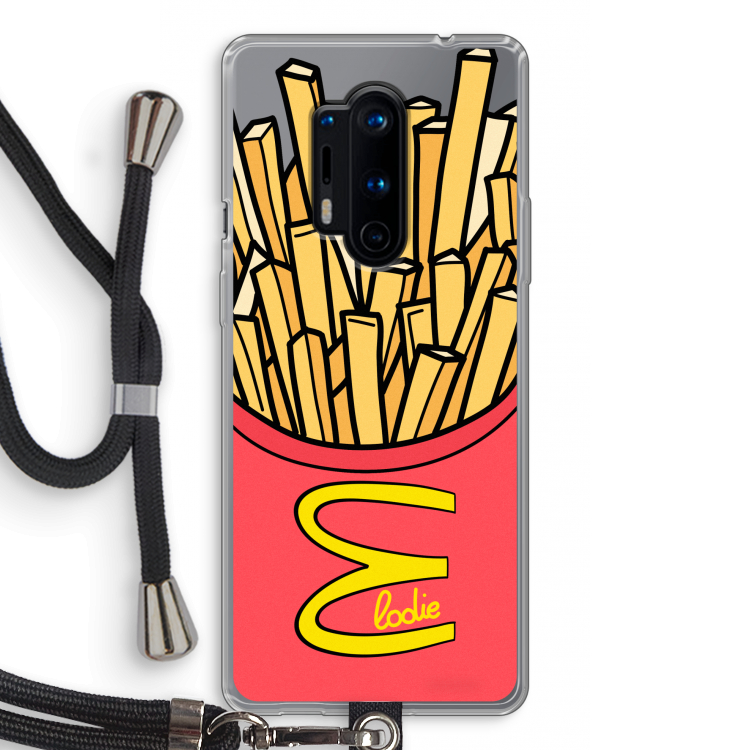 McElodie: OnePlus 8 Pro Transparant Hoesje met koord