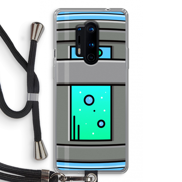 Chug Bottle: OnePlus 8 Pro Transparant Hoesje met koord