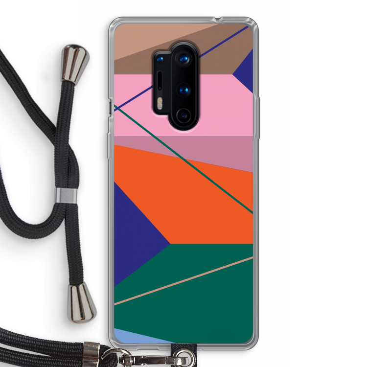 Gestalte 1: OnePlus 8 Pro Transparant Hoesje met koord