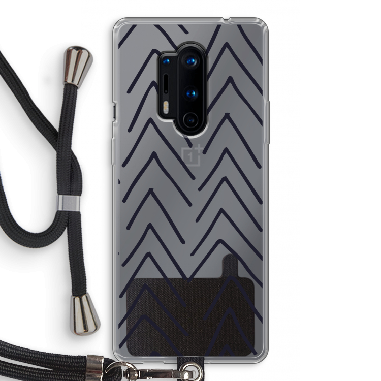 Marrakech Arrows: OnePlus 8 Pro Transparant Hoesje met koord