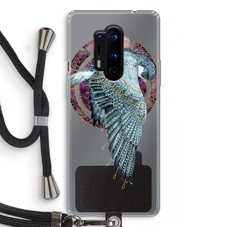 Golden Falcon: OnePlus 8 Pro Transparant Hoesje met koord