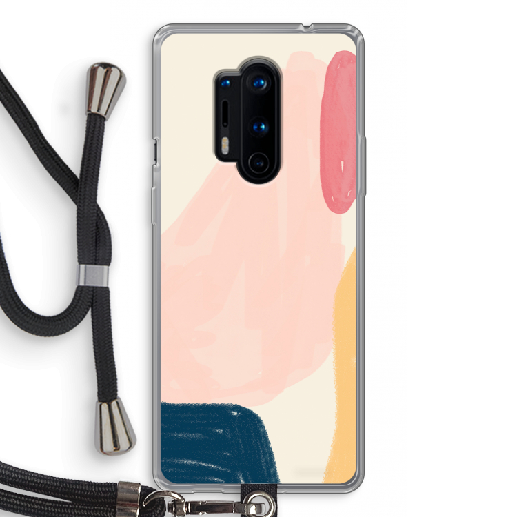 Saturday Flow: OnePlus 8 Pro Transparant Hoesje met koord