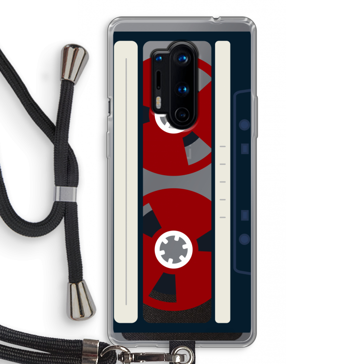 Here's your tape: OnePlus 8 Pro Transparant Hoesje met koord