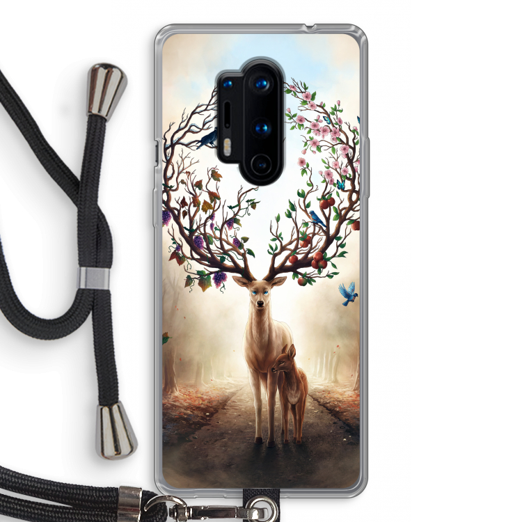Seasons Change: OnePlus 8 Pro Transparant Hoesje met koord