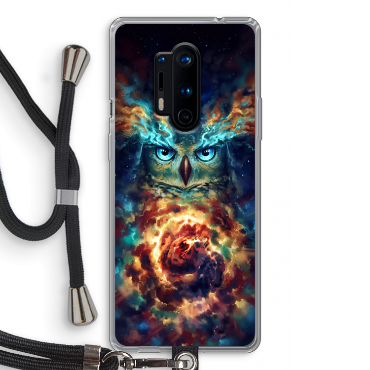 Aurowla: OnePlus 8 Pro Transparant Hoesje met koord