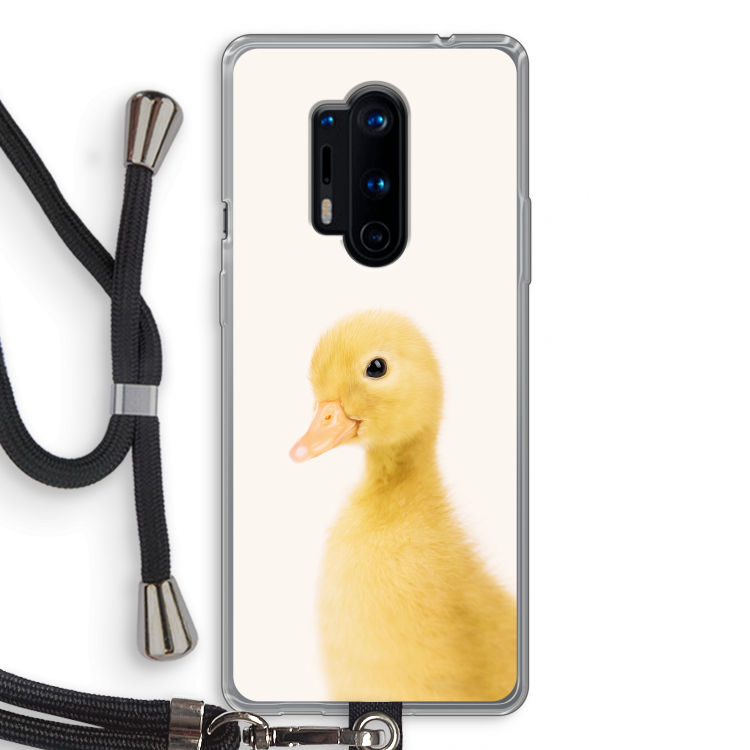 Duke: OnePlus 8 Pro Transparant Hoesje met koord