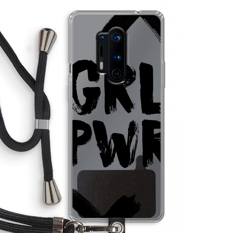 Girl Power #2: OnePlus 8 Pro Transparant Hoesje met koord